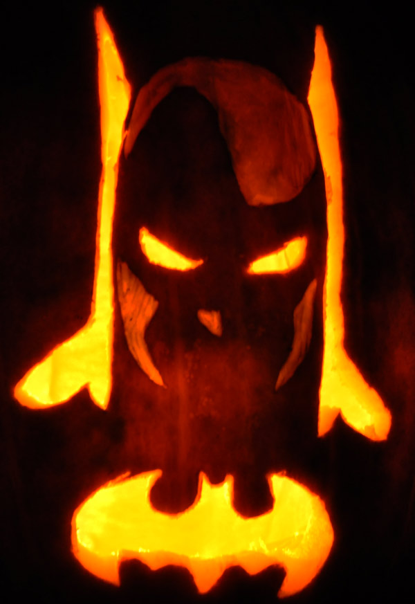Pumpkin Carving: Batman