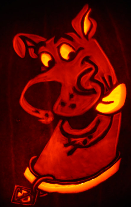 Pumpkin Carving: Scooby