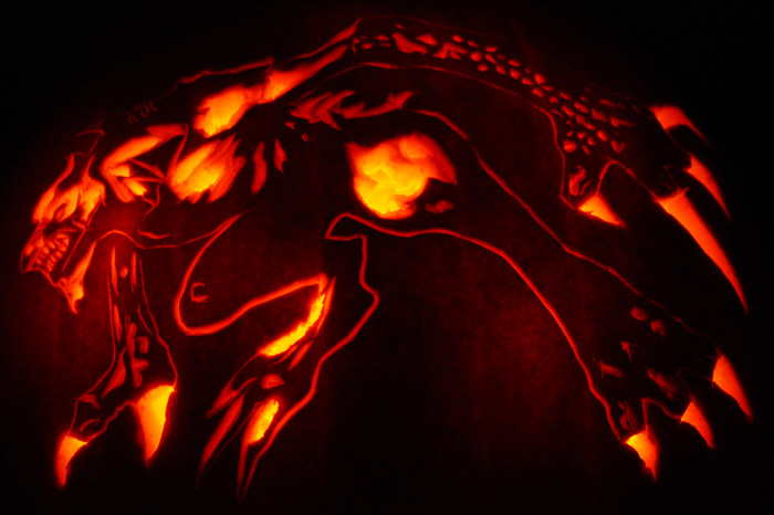 Pumpkin Carving: Werewolf - Justin