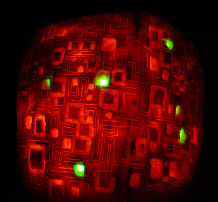 Pumpkin Carving: Borg Cube - Star Trek - Noel