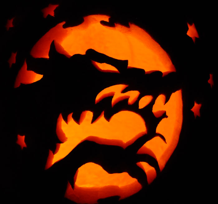 Pumpkin Carving: Werewolf - James