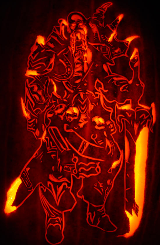 Pumpkin Carving: Maliken - Heroes of Newerth (HON) - Justin