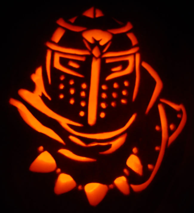Pumpkin Carving: Black Knight - Nam
