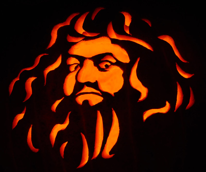 Pumpkin Carving: Hagrid - James