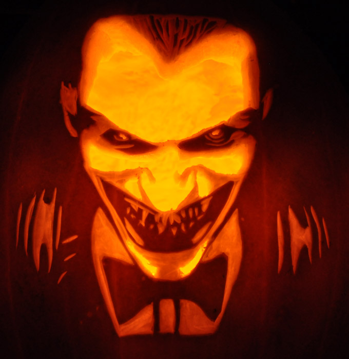 Pumpkin Carving: Joker - Justin