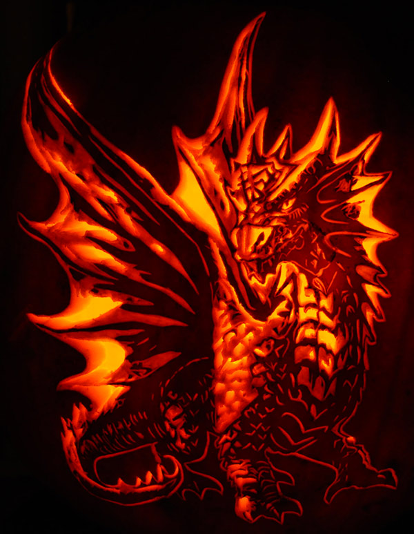 Dragon Pumpkin Carving Patterns